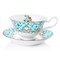 Disney English Ladies: Wedding Platinum Jasmine Decorative Cup & Saucer